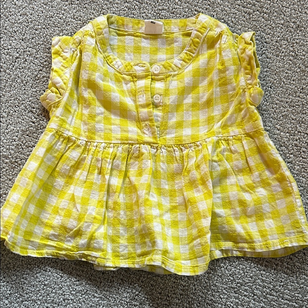 Baby GAP Gingham Top 2T